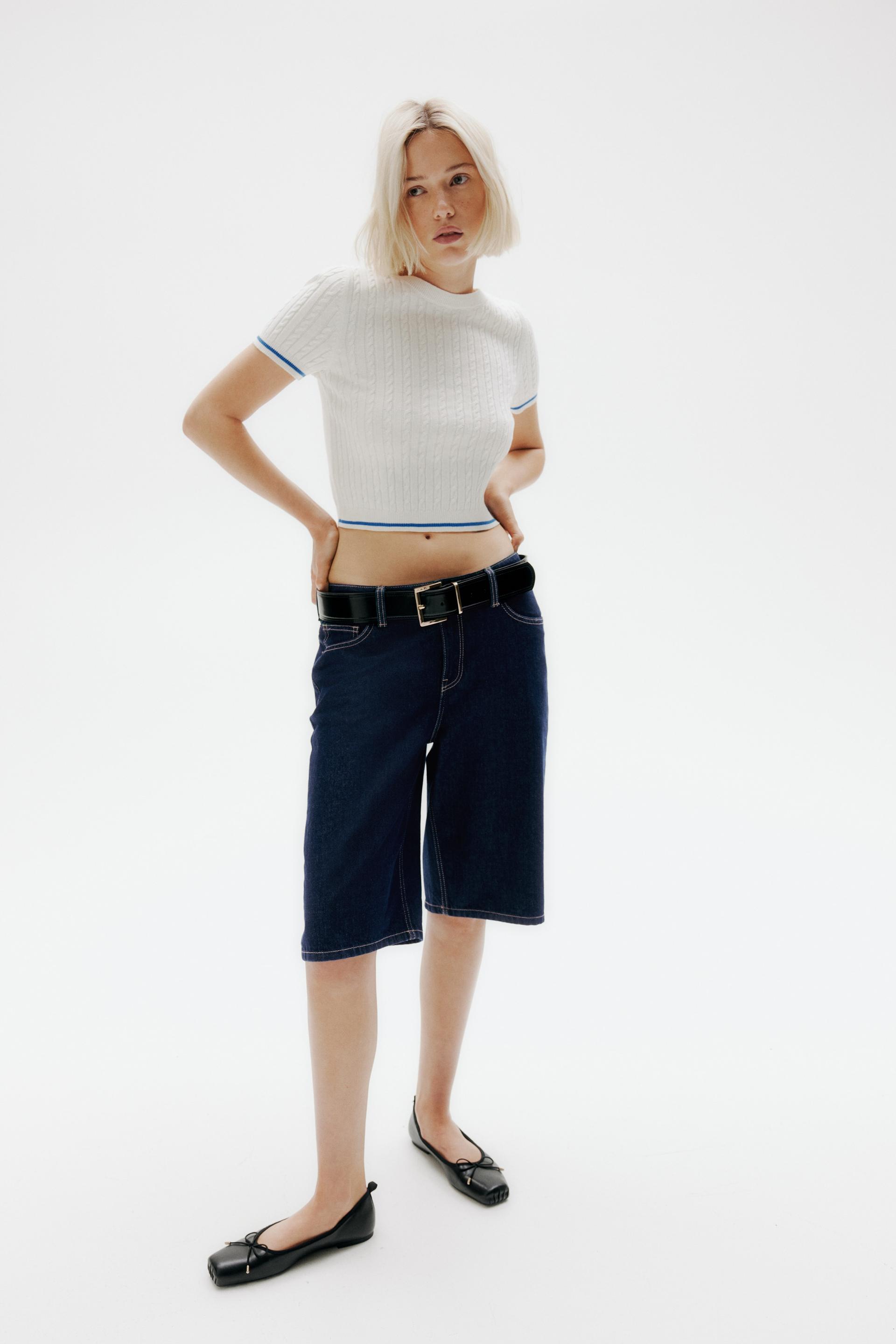 bermuda regular denim shorts