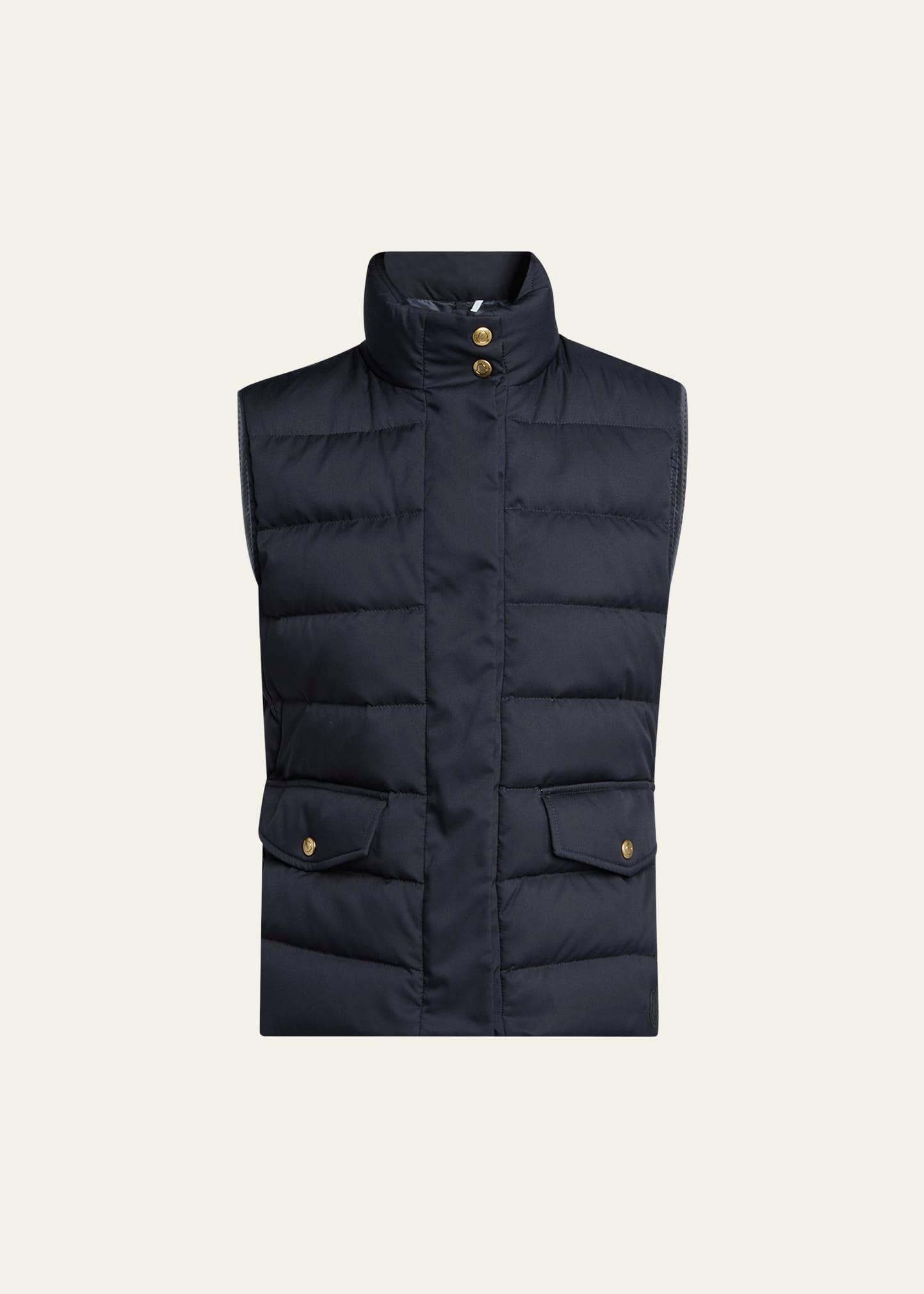 besset down puffer vest