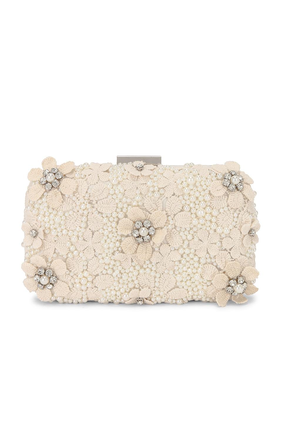 beth encrusted pod style clutch