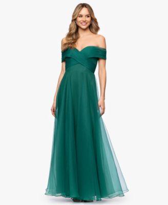betsy adam womens sweetheart neck ball gown dress