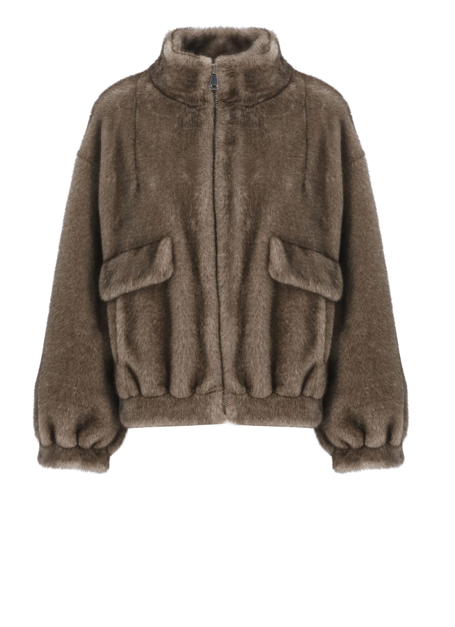 betta corradi faux fur coat