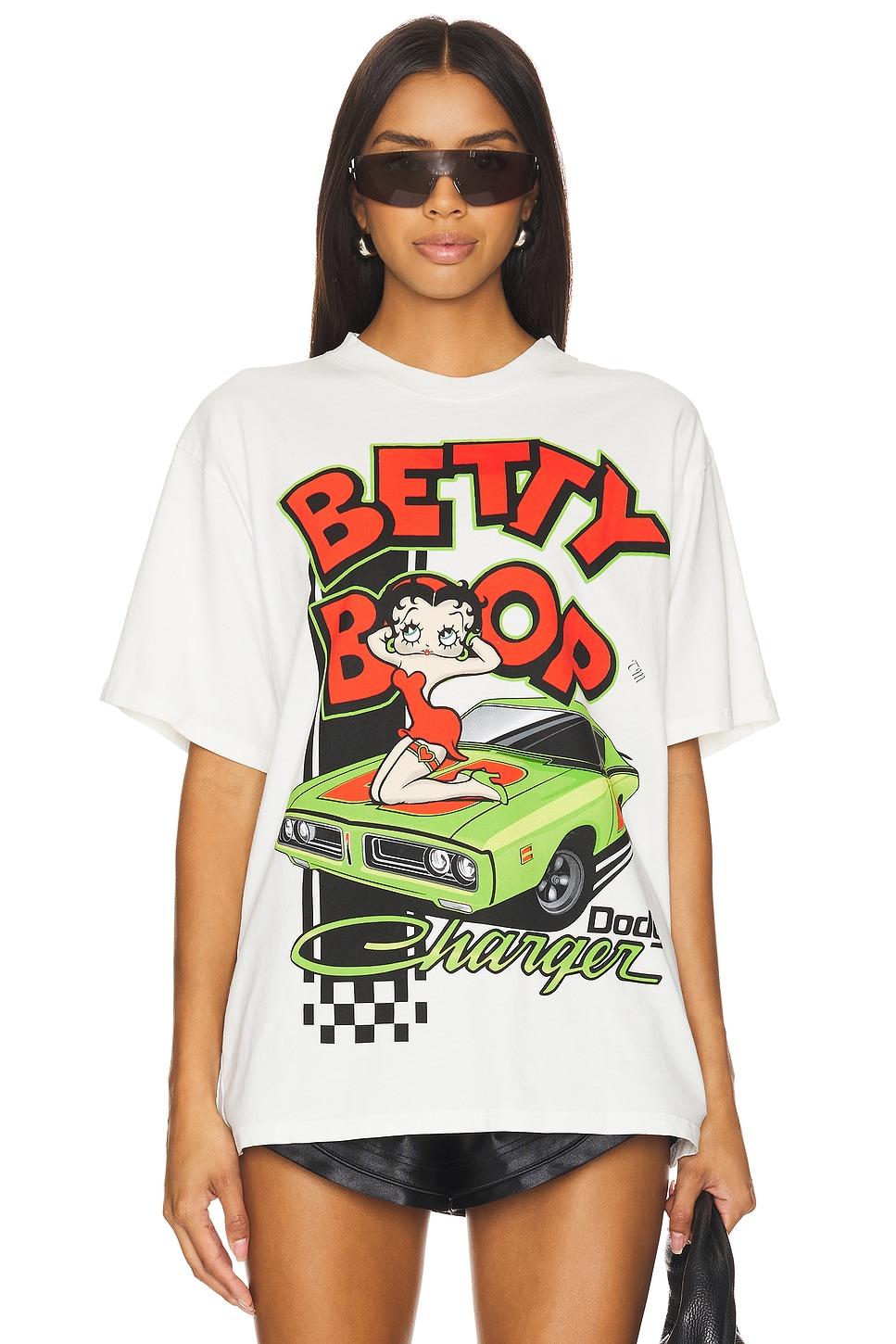 betty boop dodge charger boxy tee
