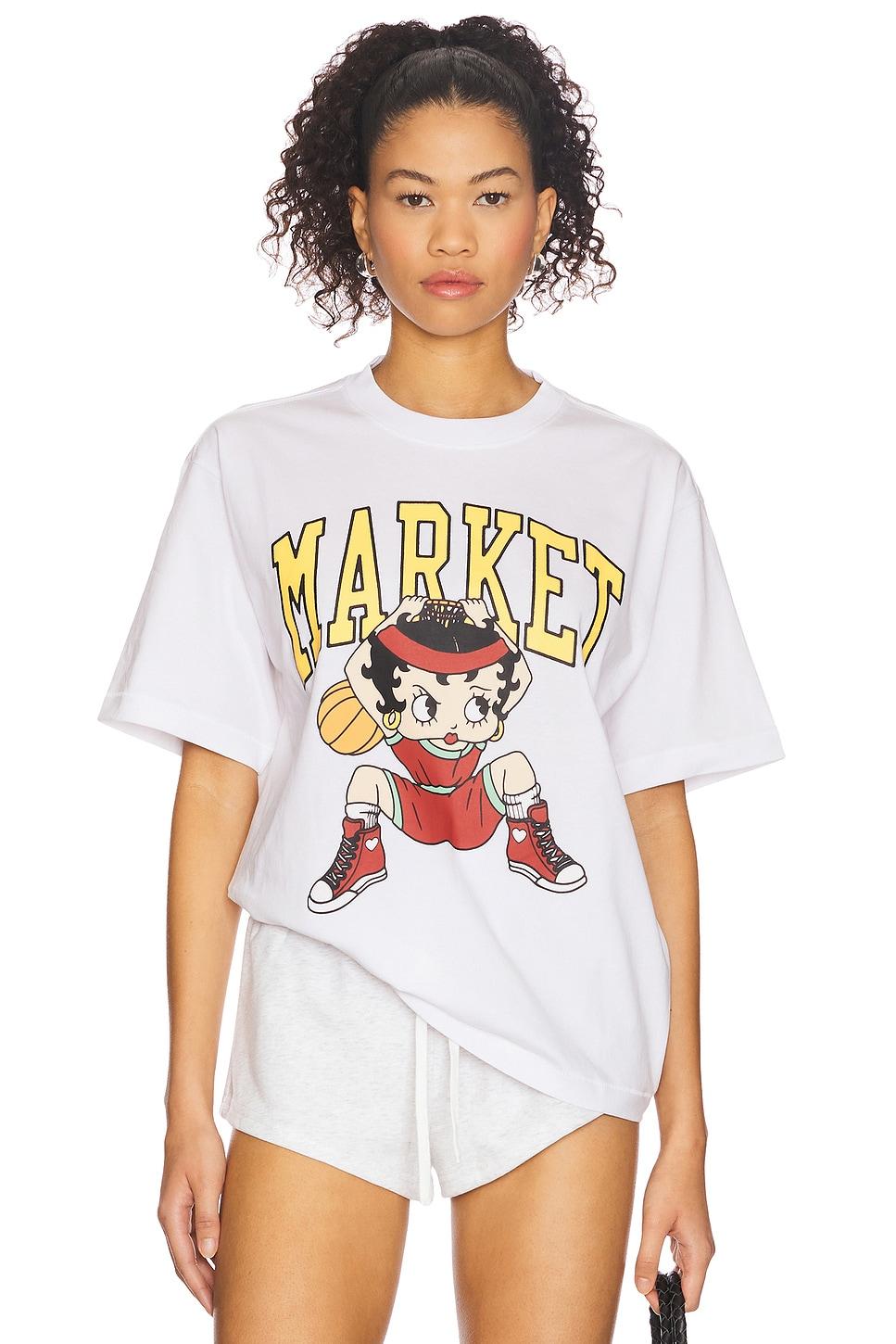 betty boop dunking t-shirt