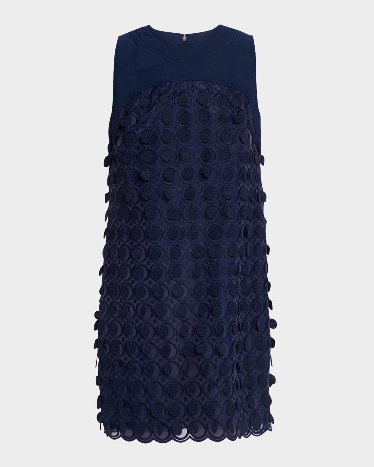 bev 2 cutout woven paillette mini dress