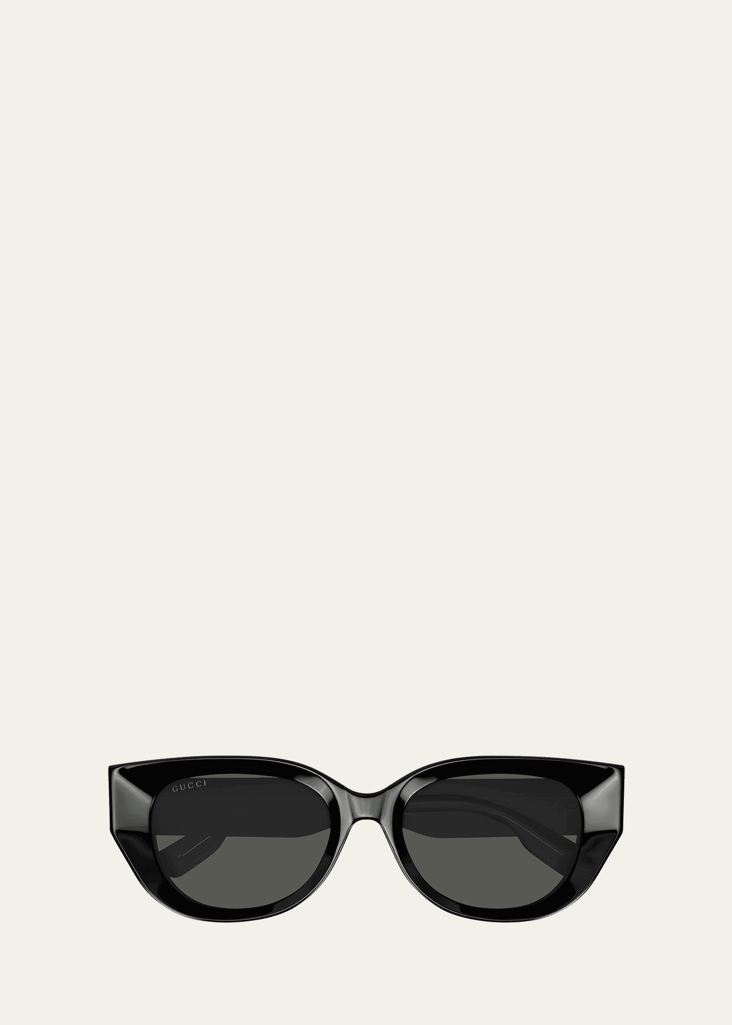 beveled recycled acetate cat-eye sunglasses