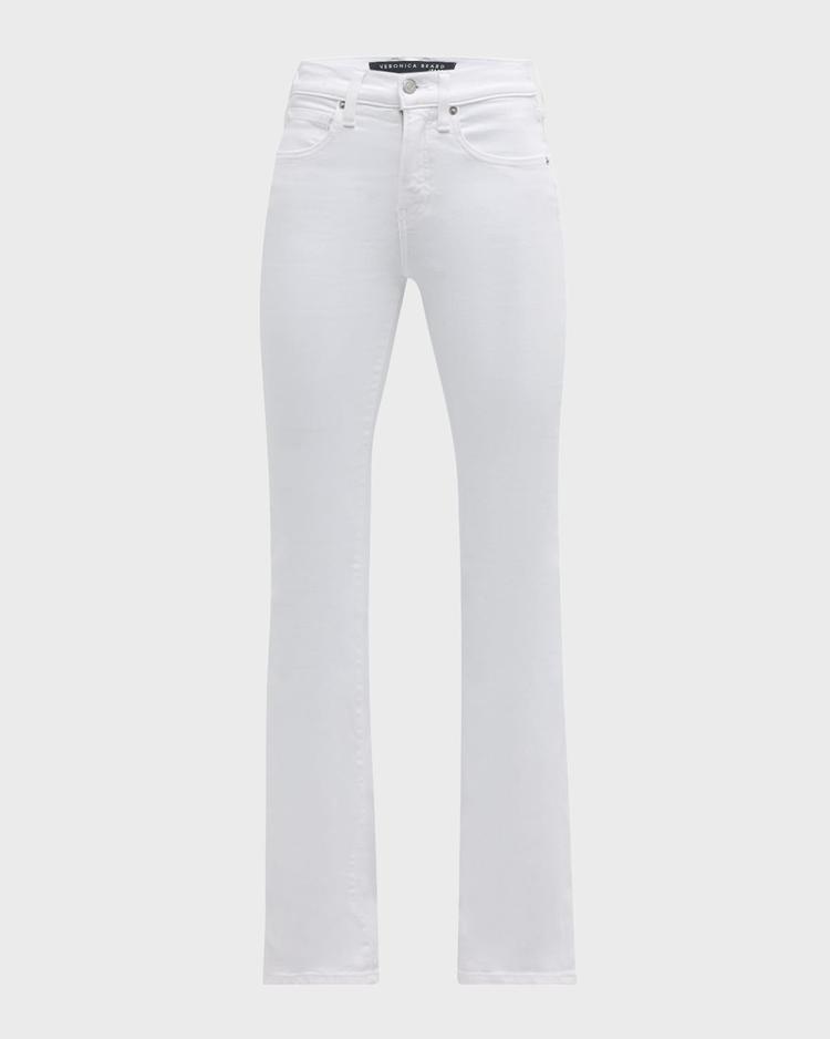 beverly high-rise skinny flare jeans​