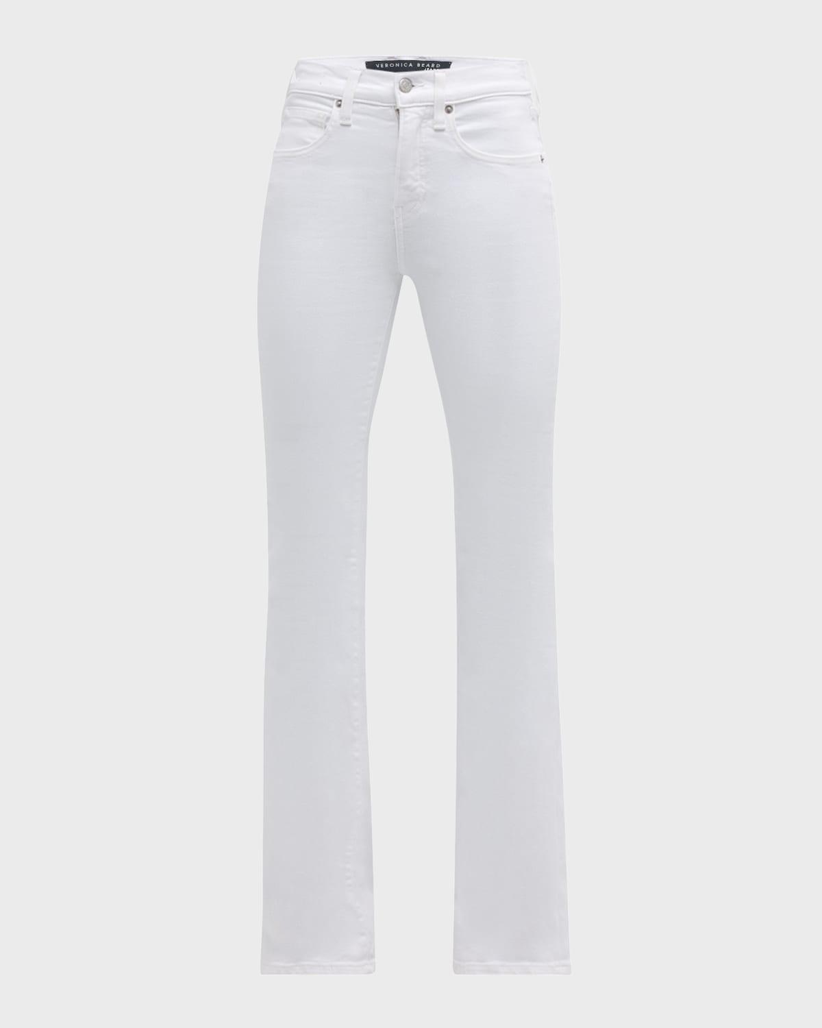 beverly high-rise skinny flare jeans​