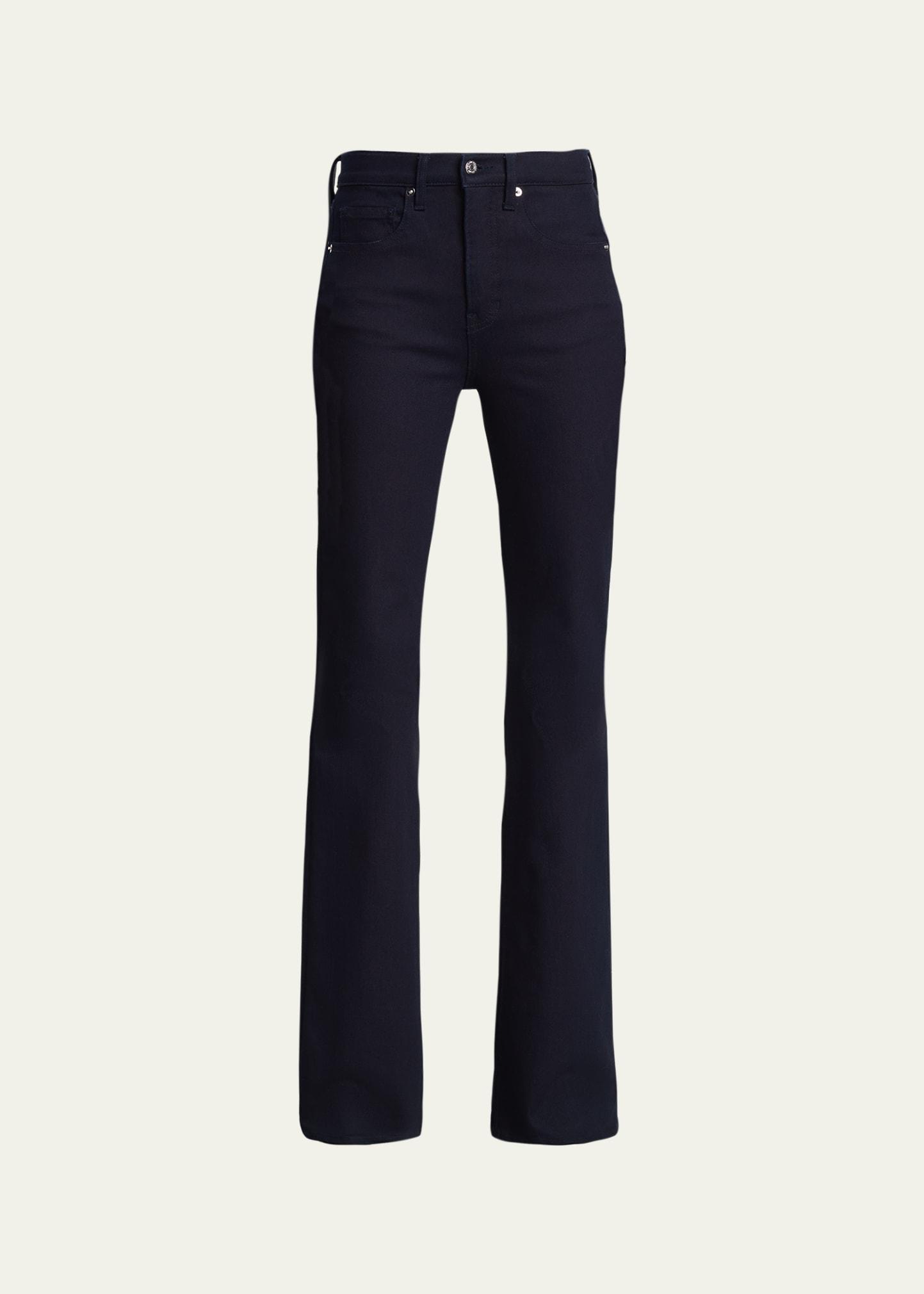 beverly high-rise skinny flare jeans