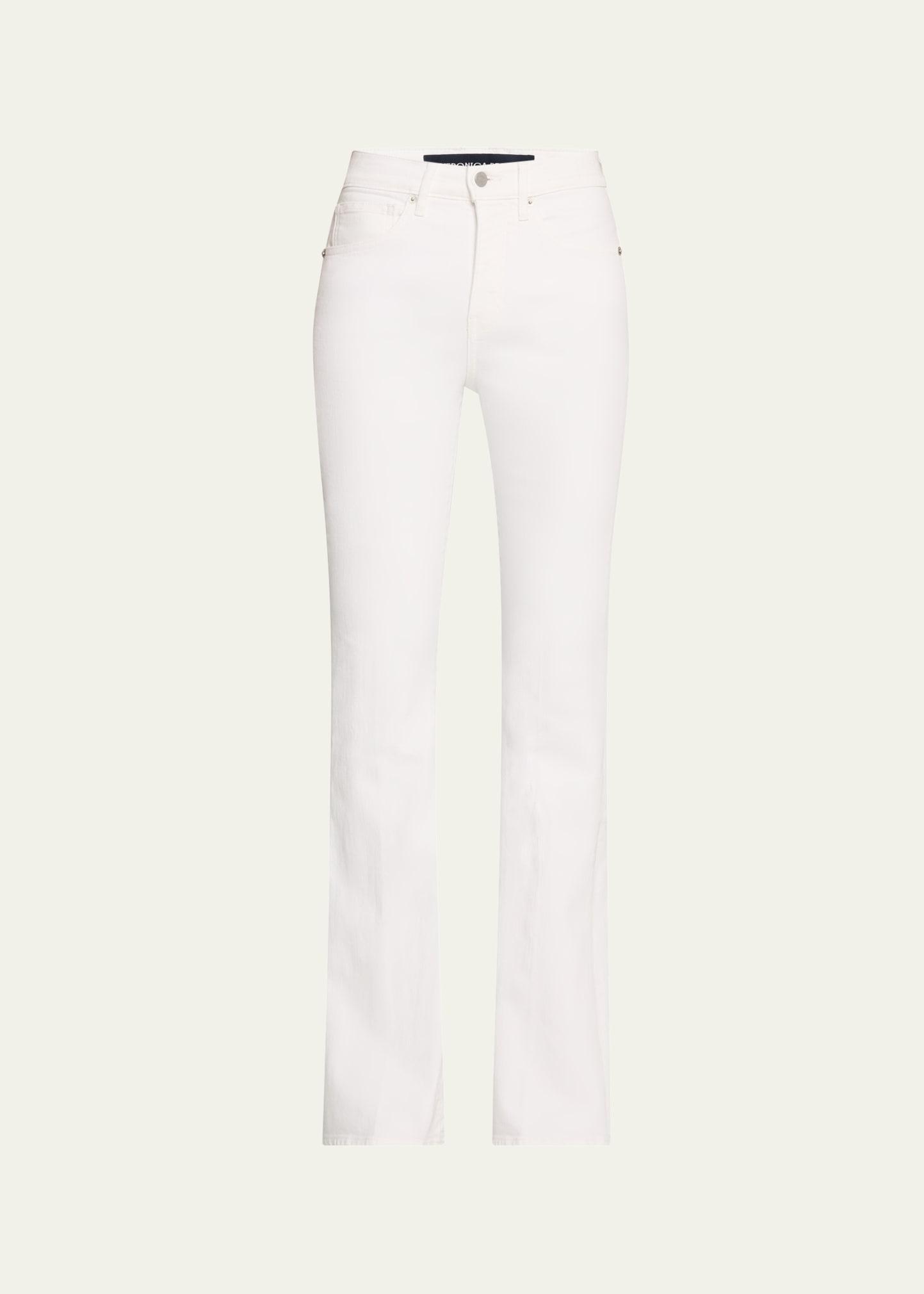 beverly high-rise skinny flare jeans