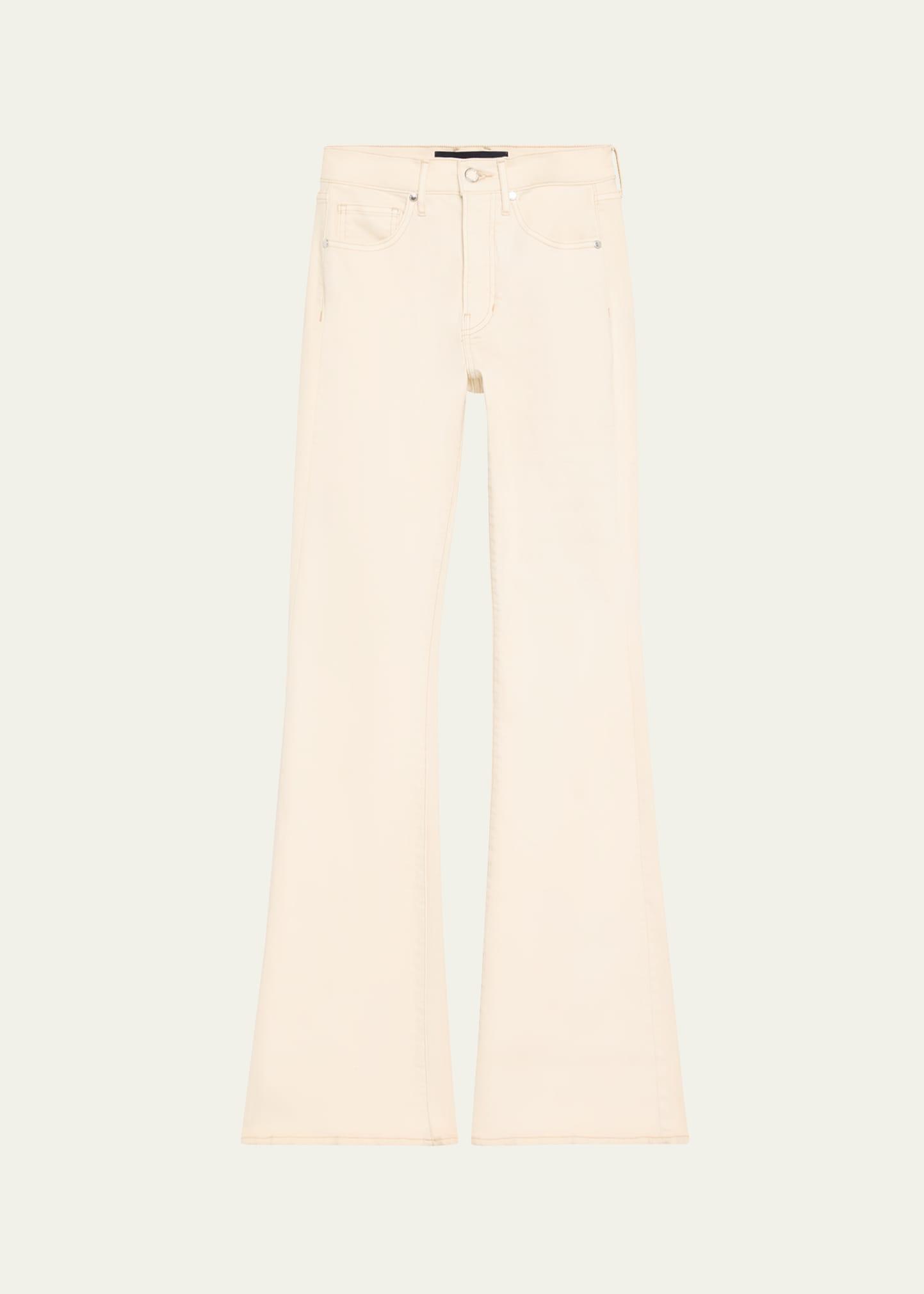 beverly high-rise skinny flare jeans