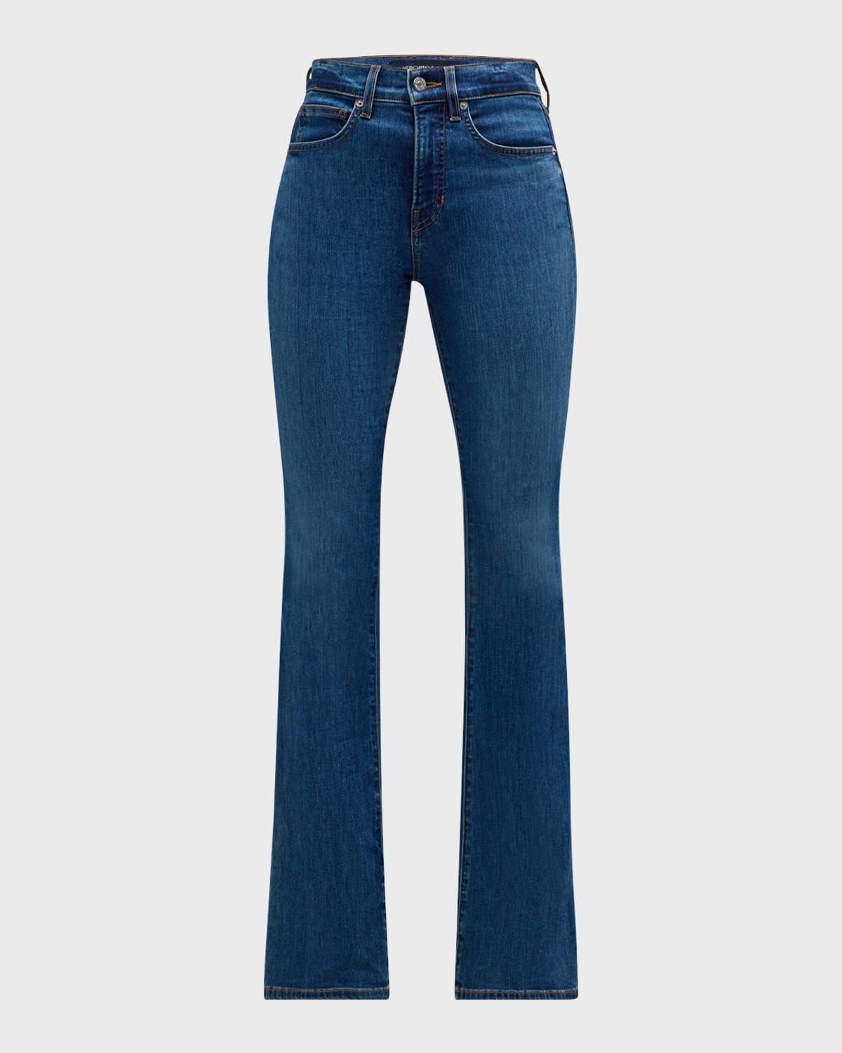 beverly high-rise skinny flare jeans