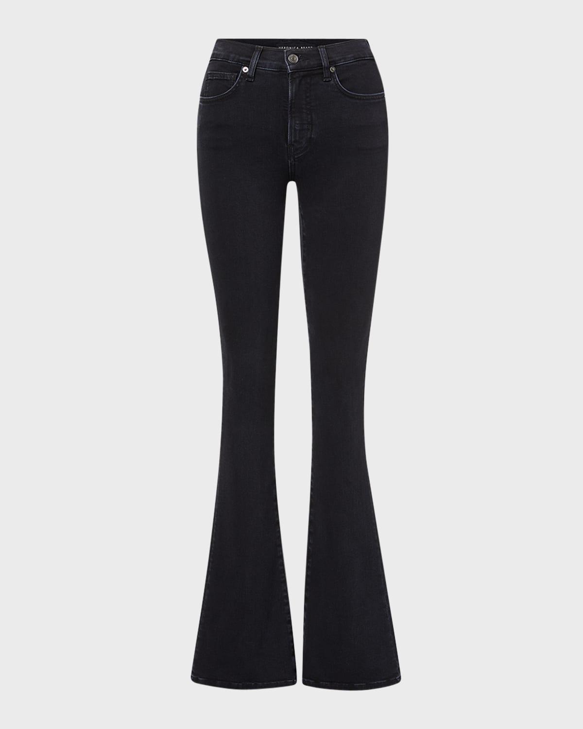 beverly high-rise skinny flare jeans