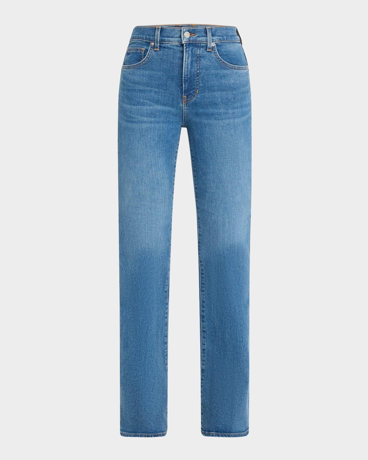 beverly high-rise skinny flare jeans