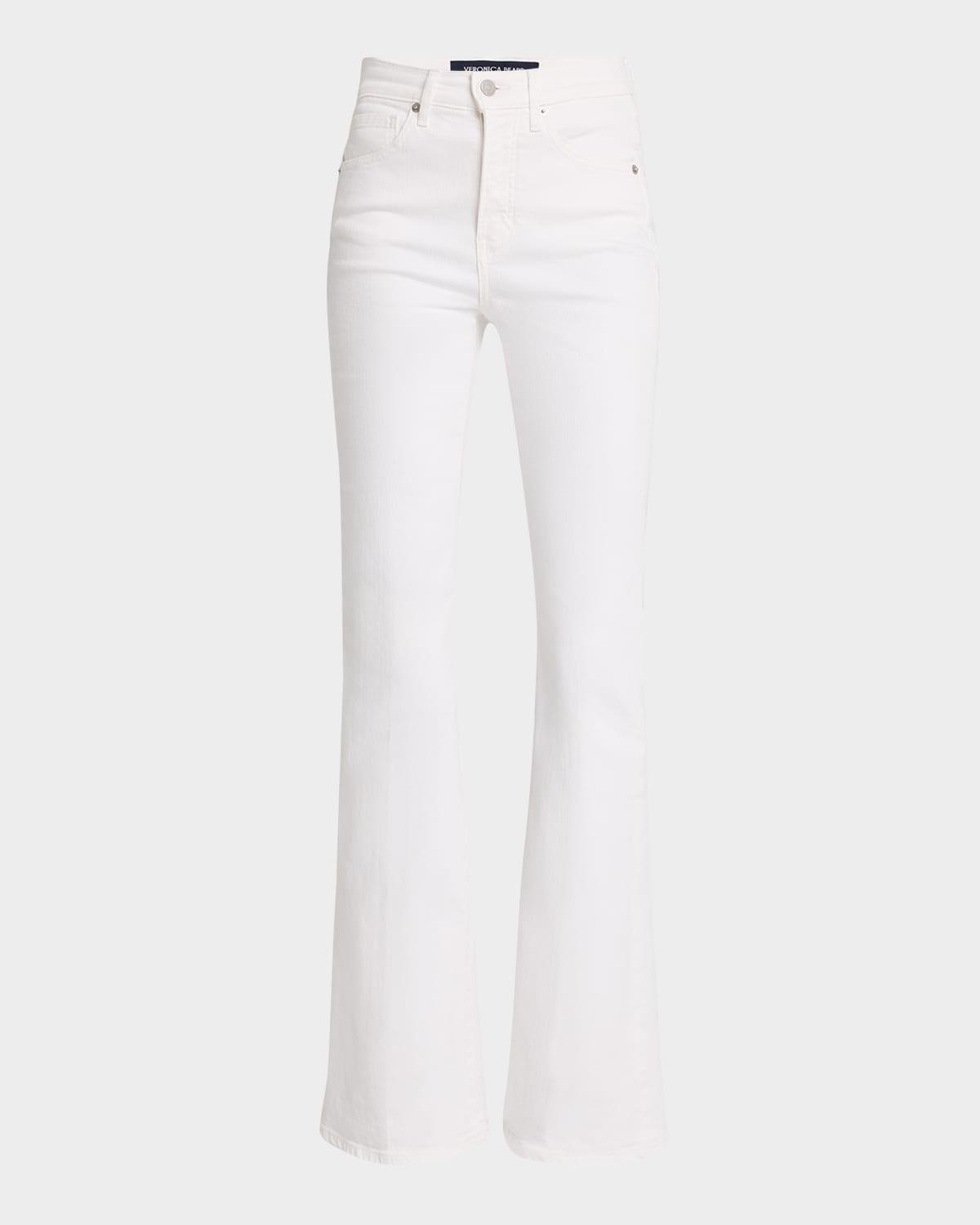beverly high-rise skinny flare jeans