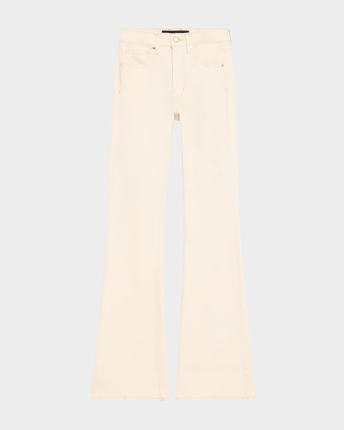 beverly high-rise skinny flare jeans