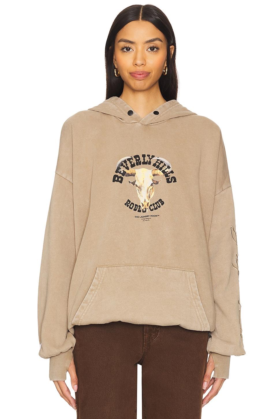 beverly hills rodeo club skull hideout hoodie