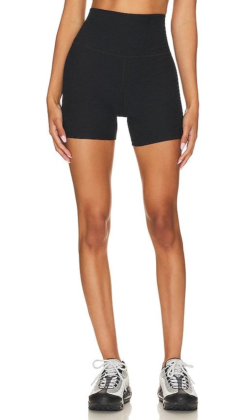 beyond yoga keep pace biker short in black.