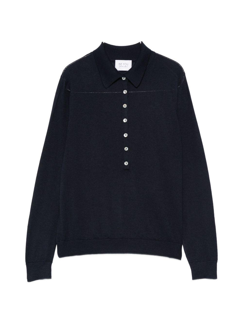 beyou t-shirts and polos blue cashmere - women