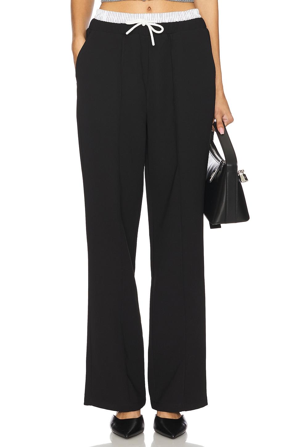 bianaca contrast waist trousers