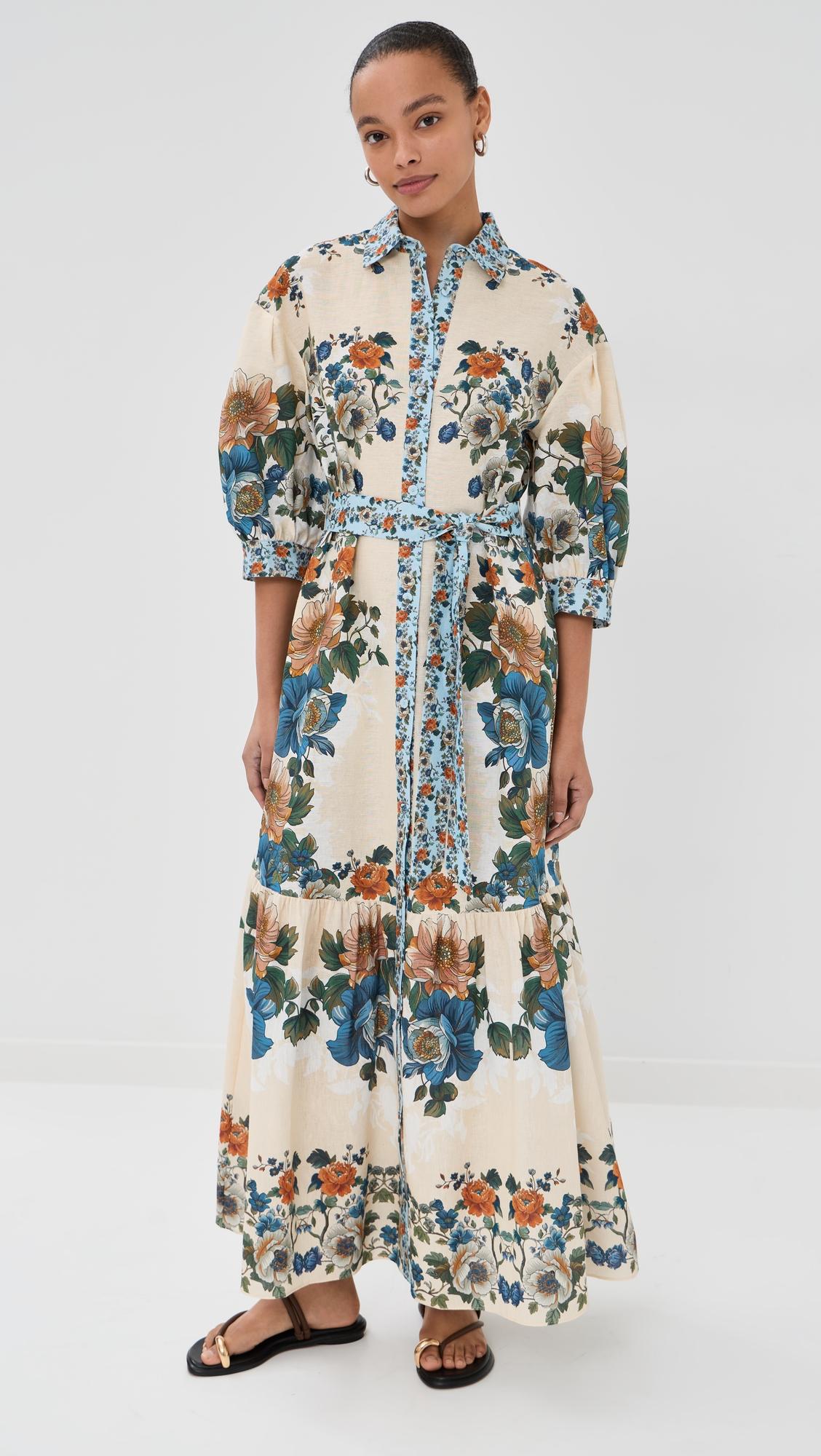 bianca linen cotton dress