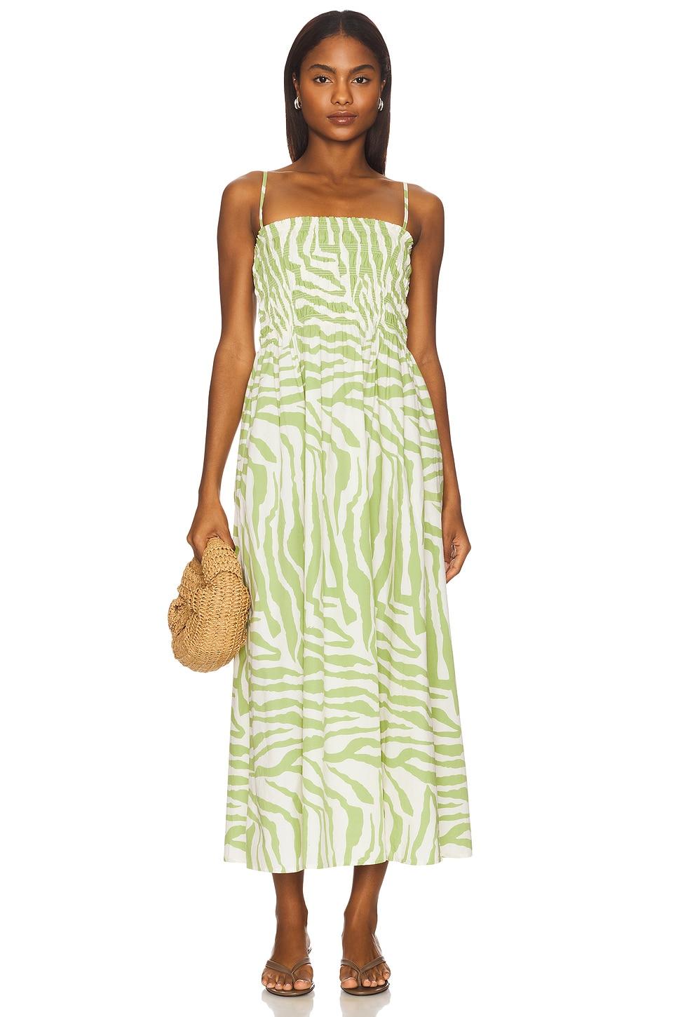 bianca smocked bodice dress