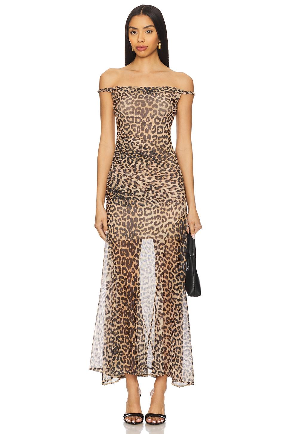 bianca twist midi dress