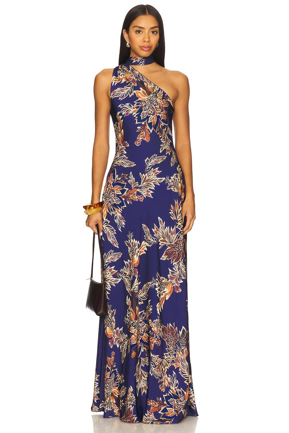 bias maxi dress with sash