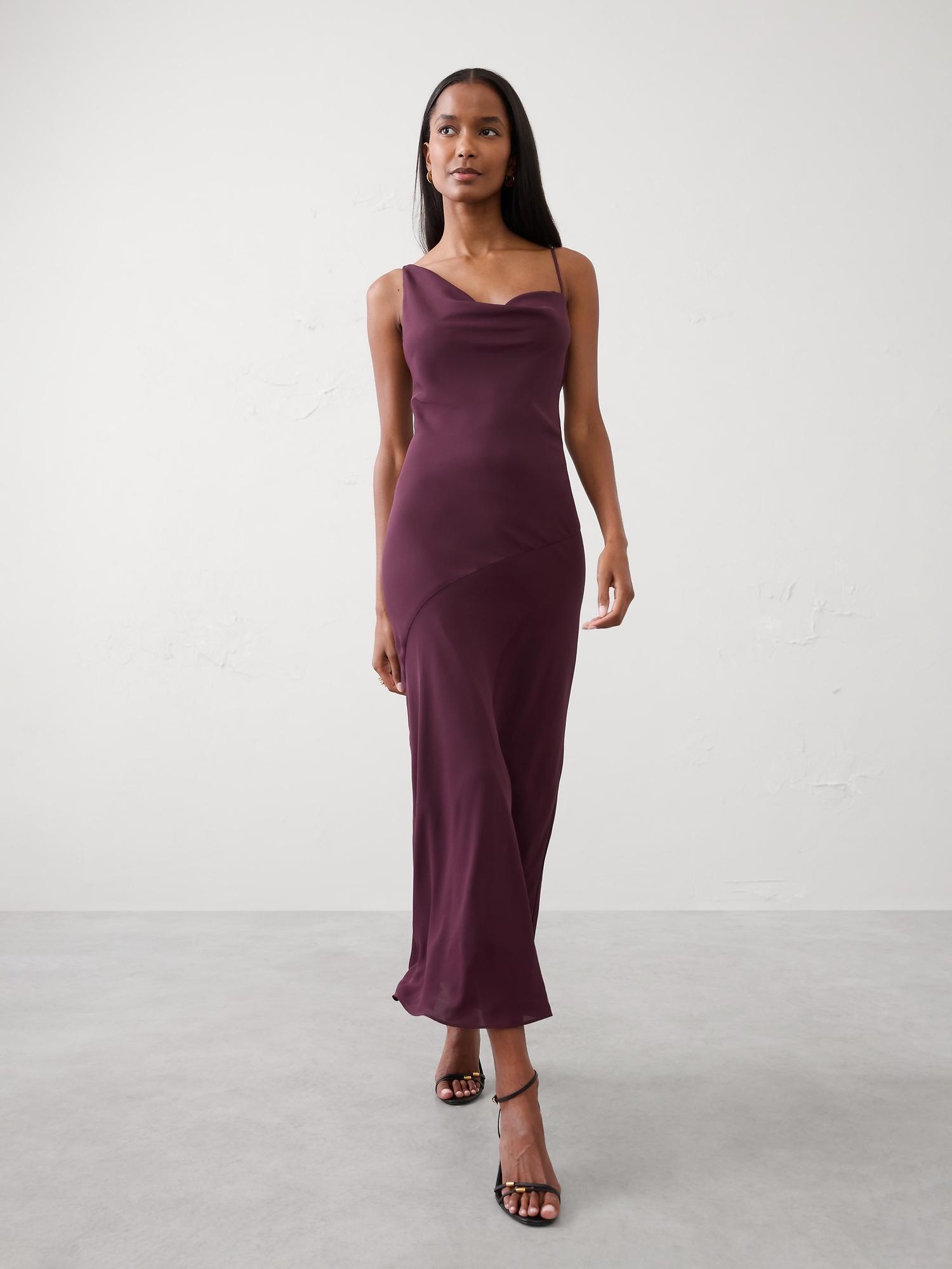 bias maxi dress