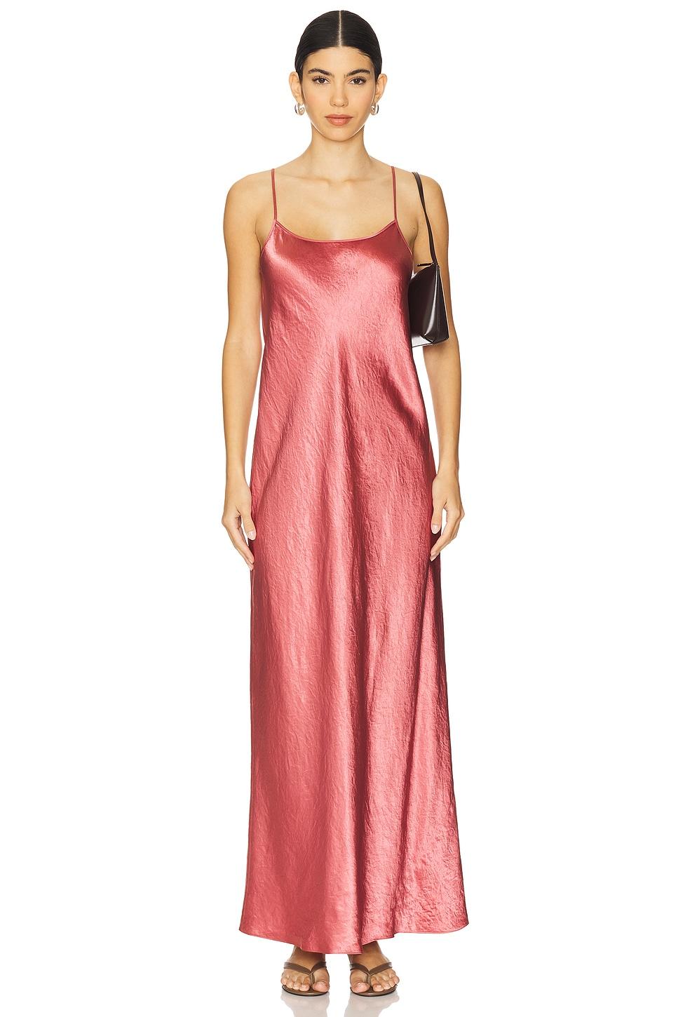 bias slip maxi dress