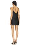 bias slip mini dress
