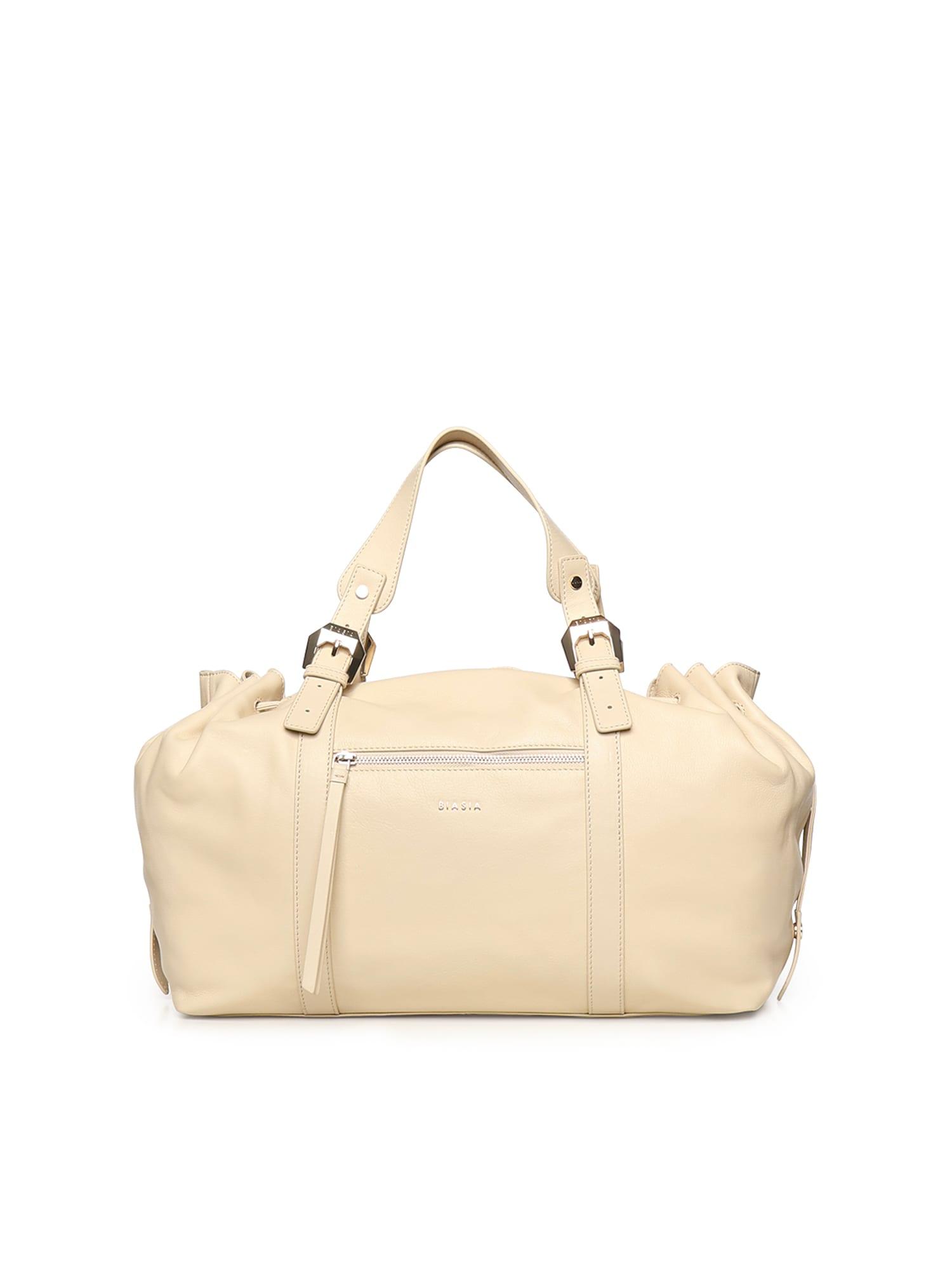 biasia leather handbag