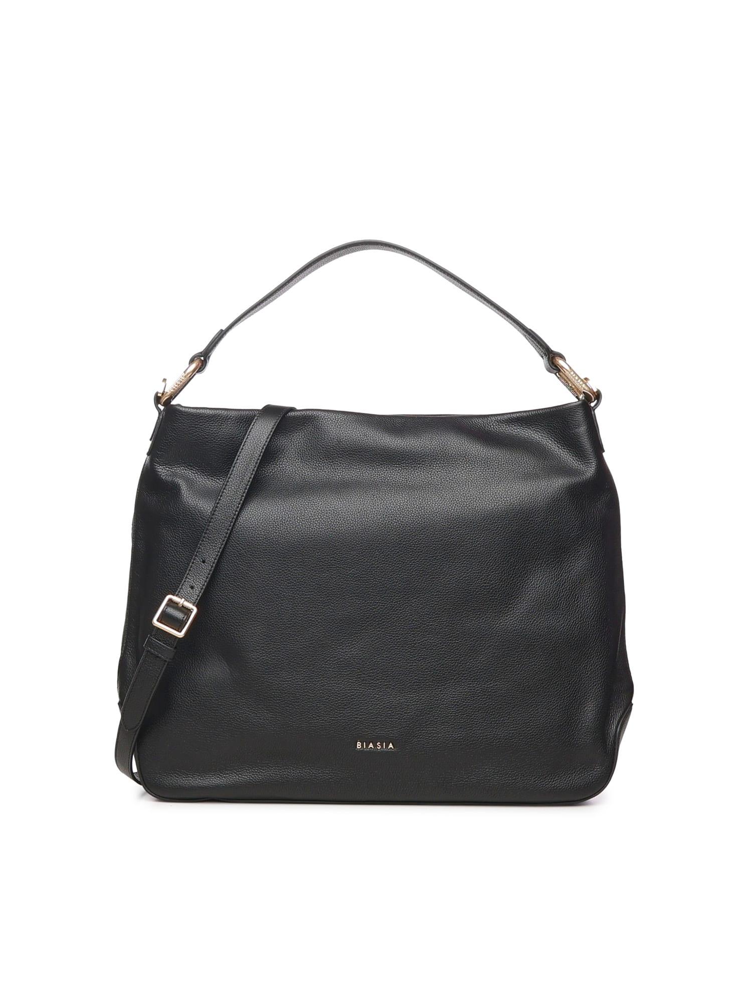 biasia logo shoulder bag