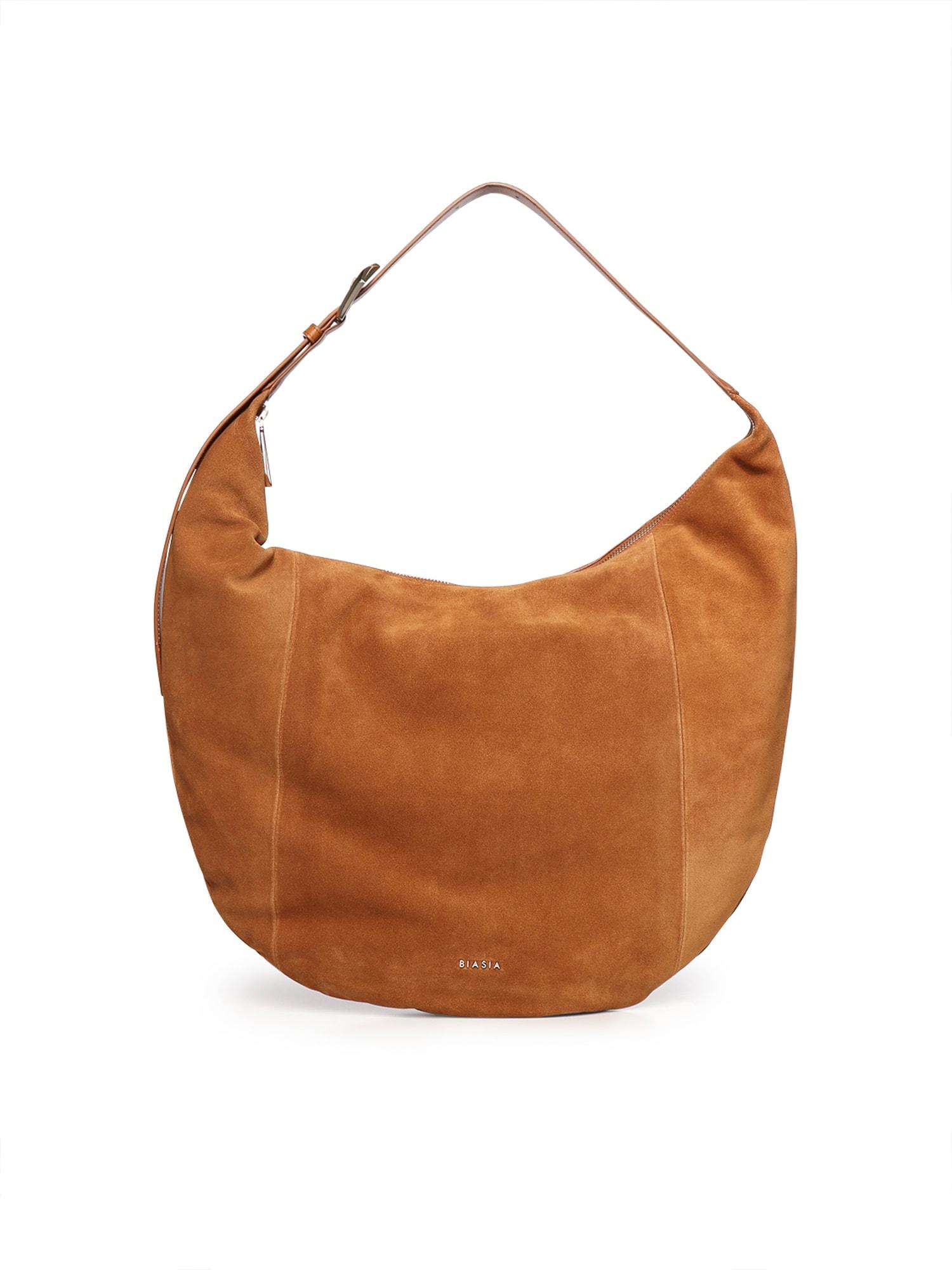 biasia suede hobo bag