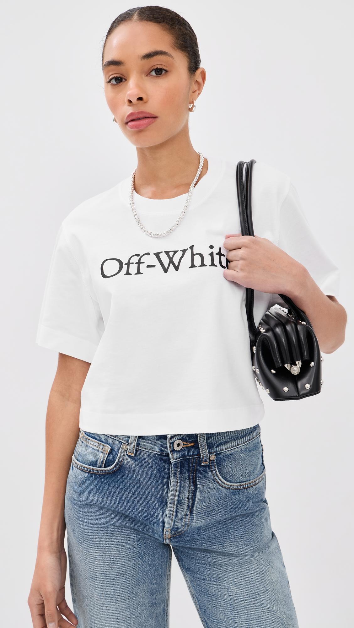 big logo bookish crop tee