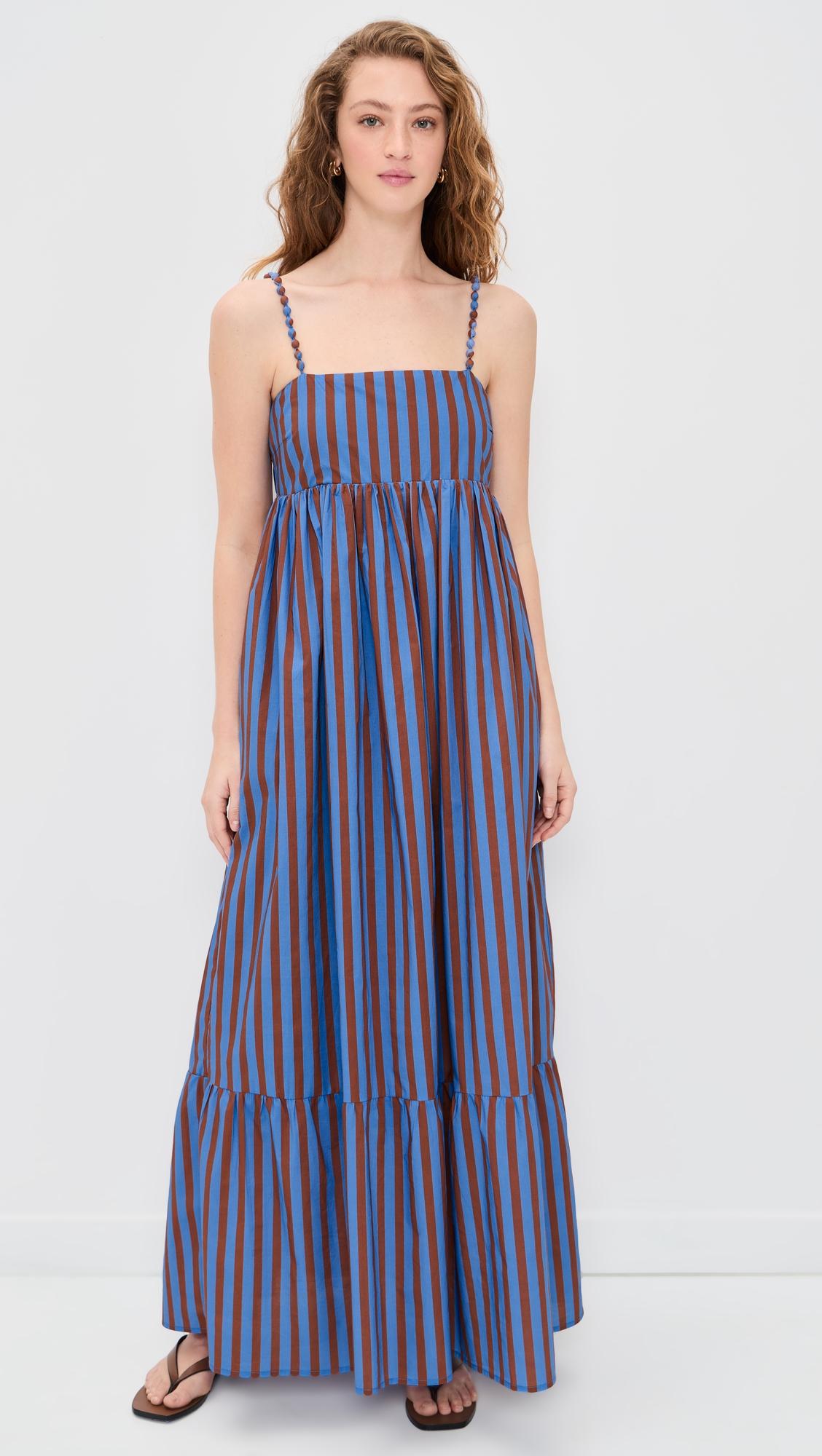 big stripe maxi dress
