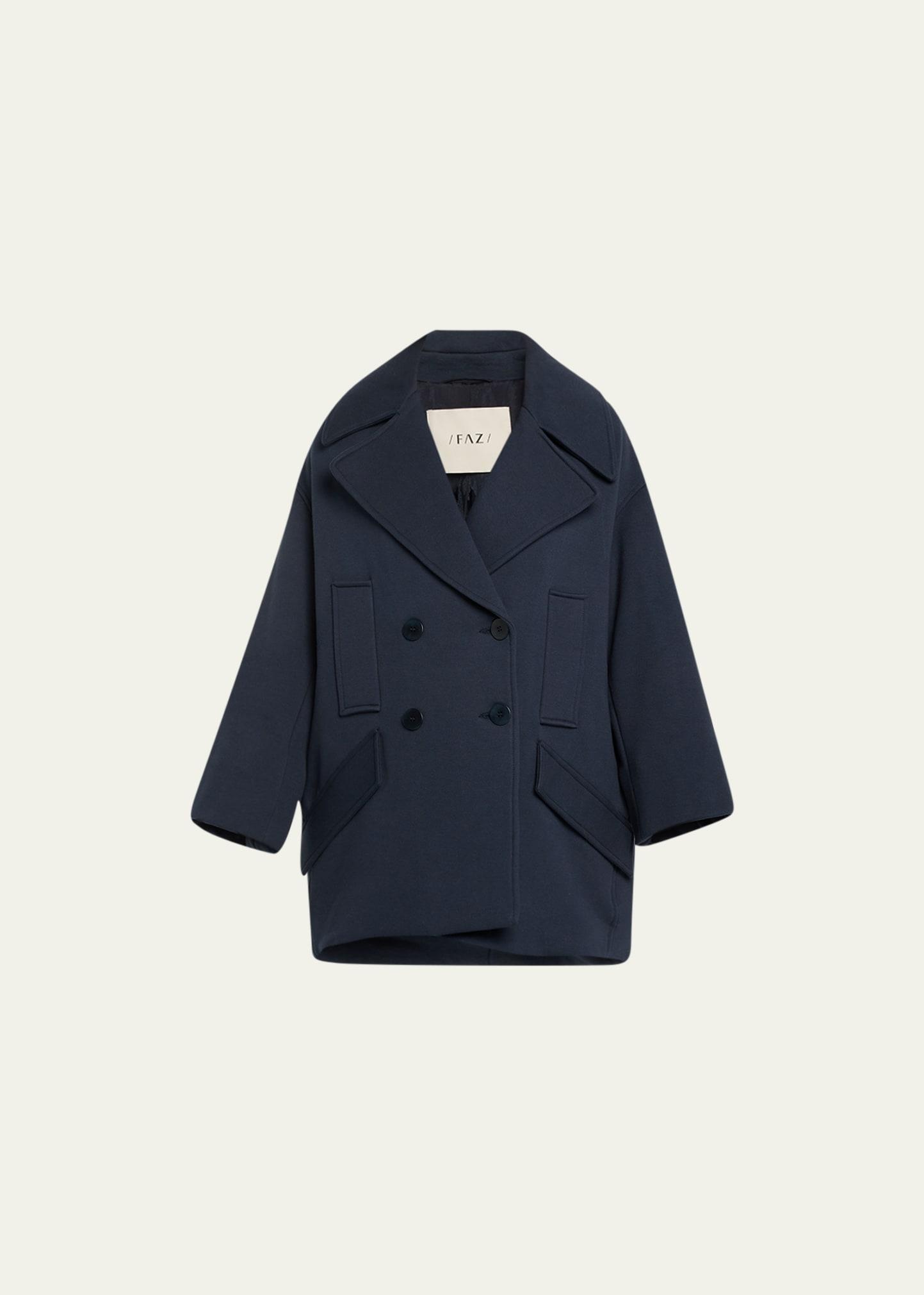 billie jean short peacoat