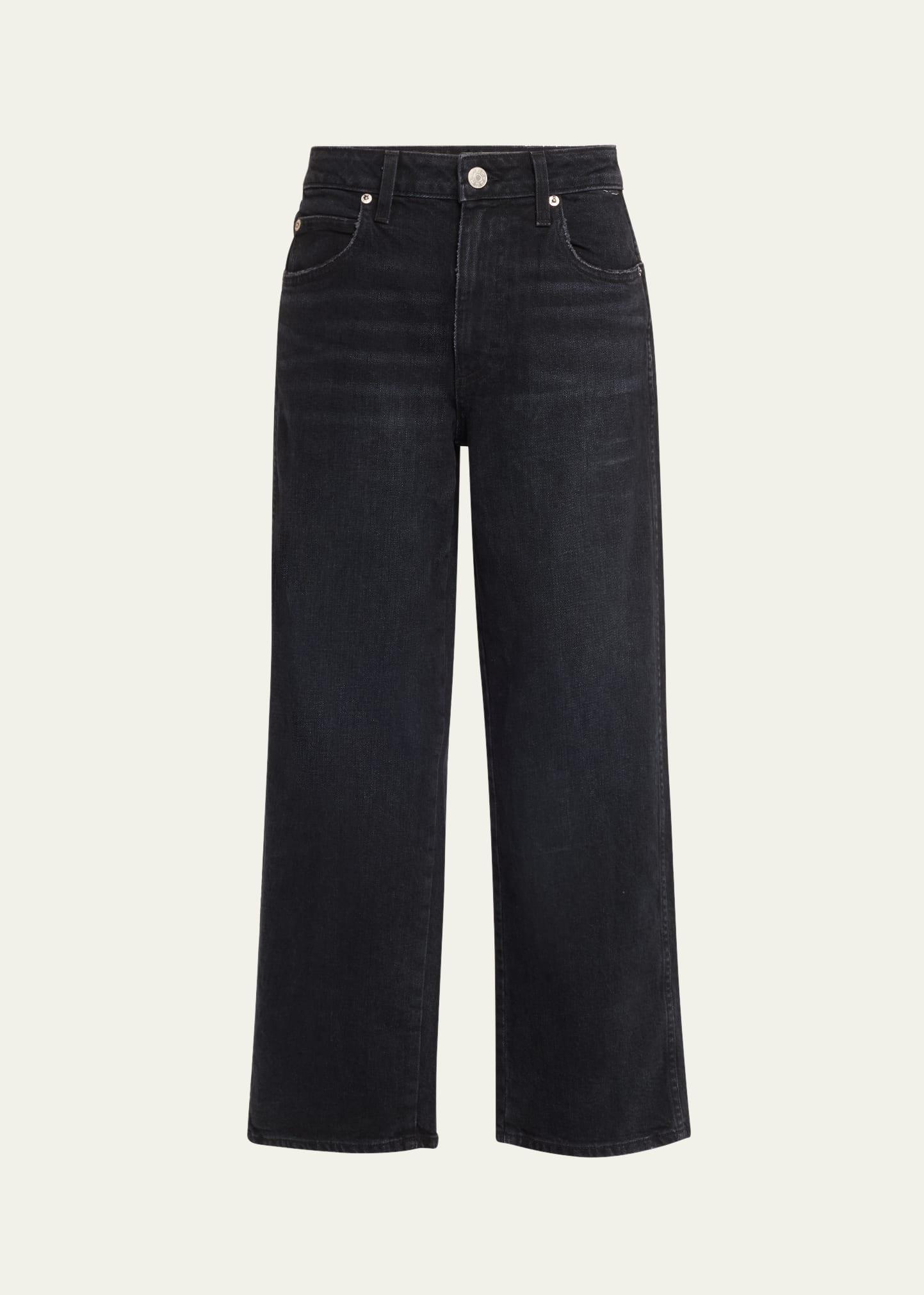 billie wide straight cropped jeans