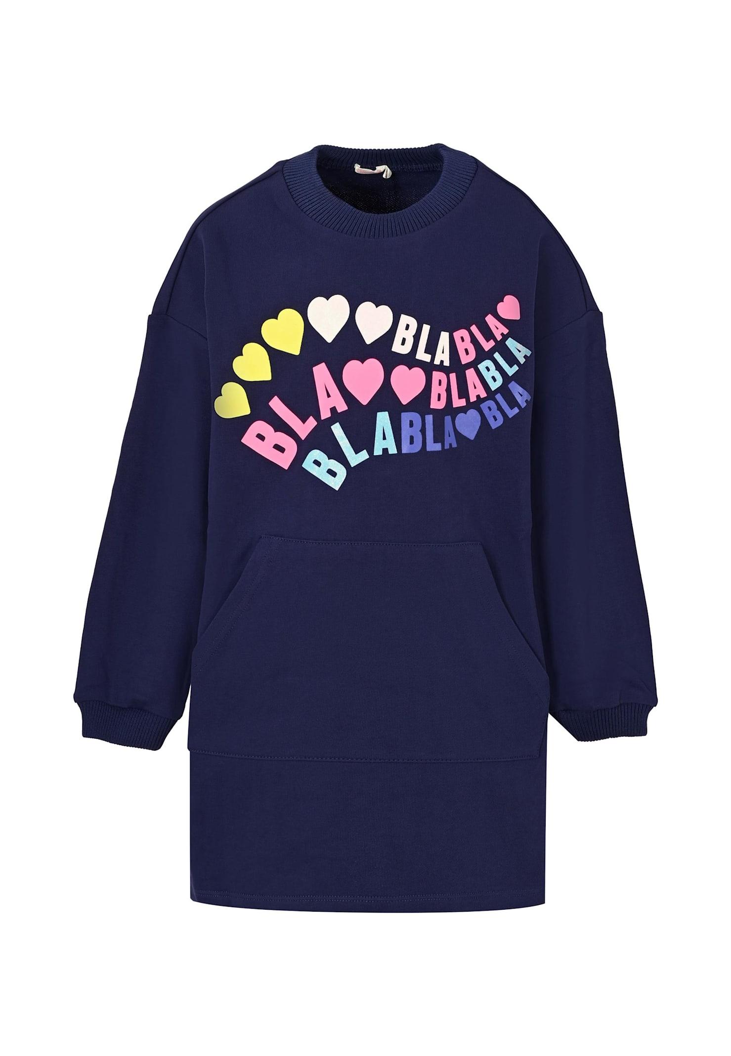 billieblush blue dress for girl with hearts