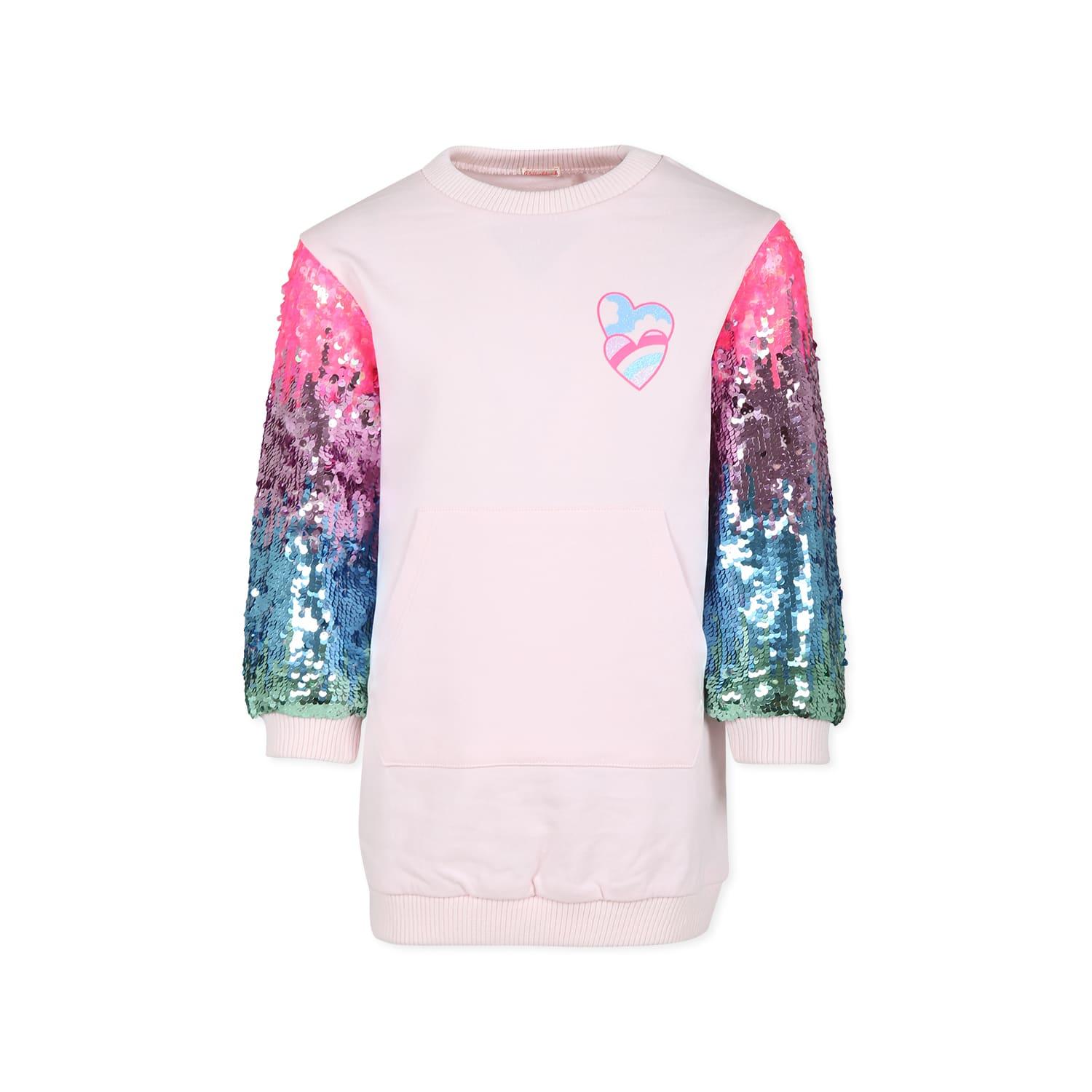 billieblush pink dress for girl with sequins