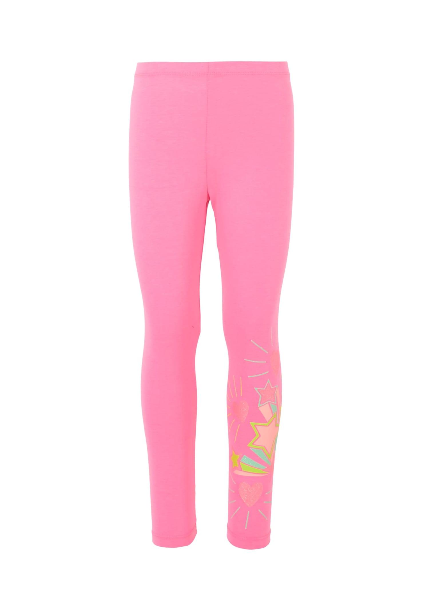 billieblush pink leggings for girl with hearts