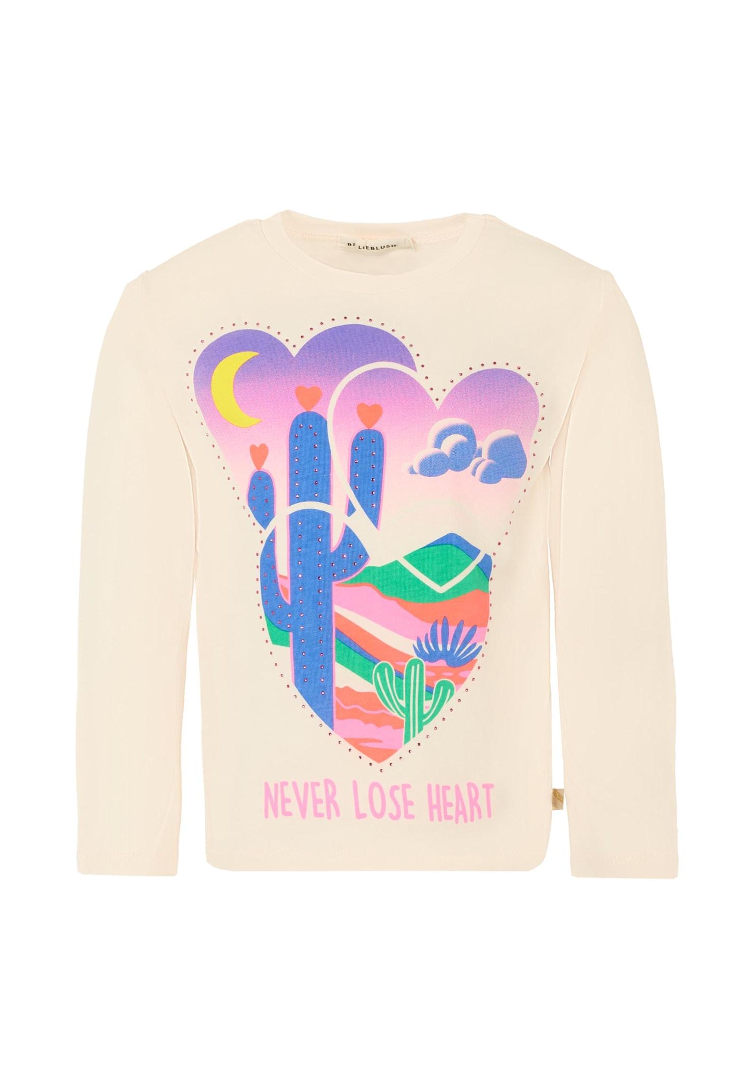 billieblush pink t-shirt for girl with cactus