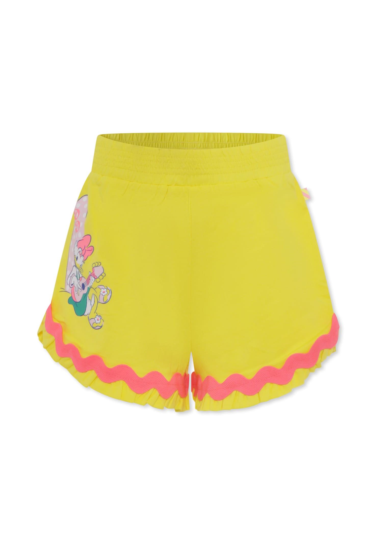 billieblush yellow shorts for girl