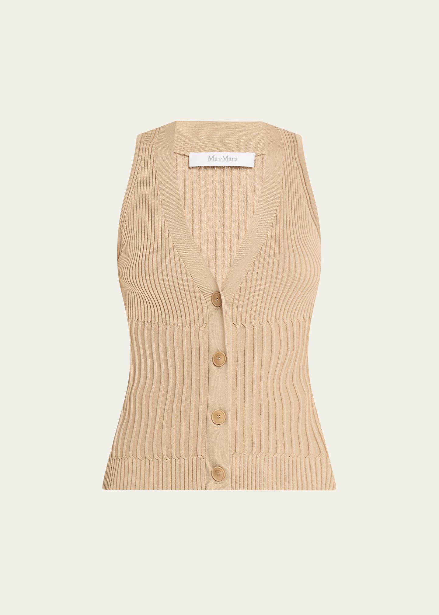 bimba ribbed knit vest