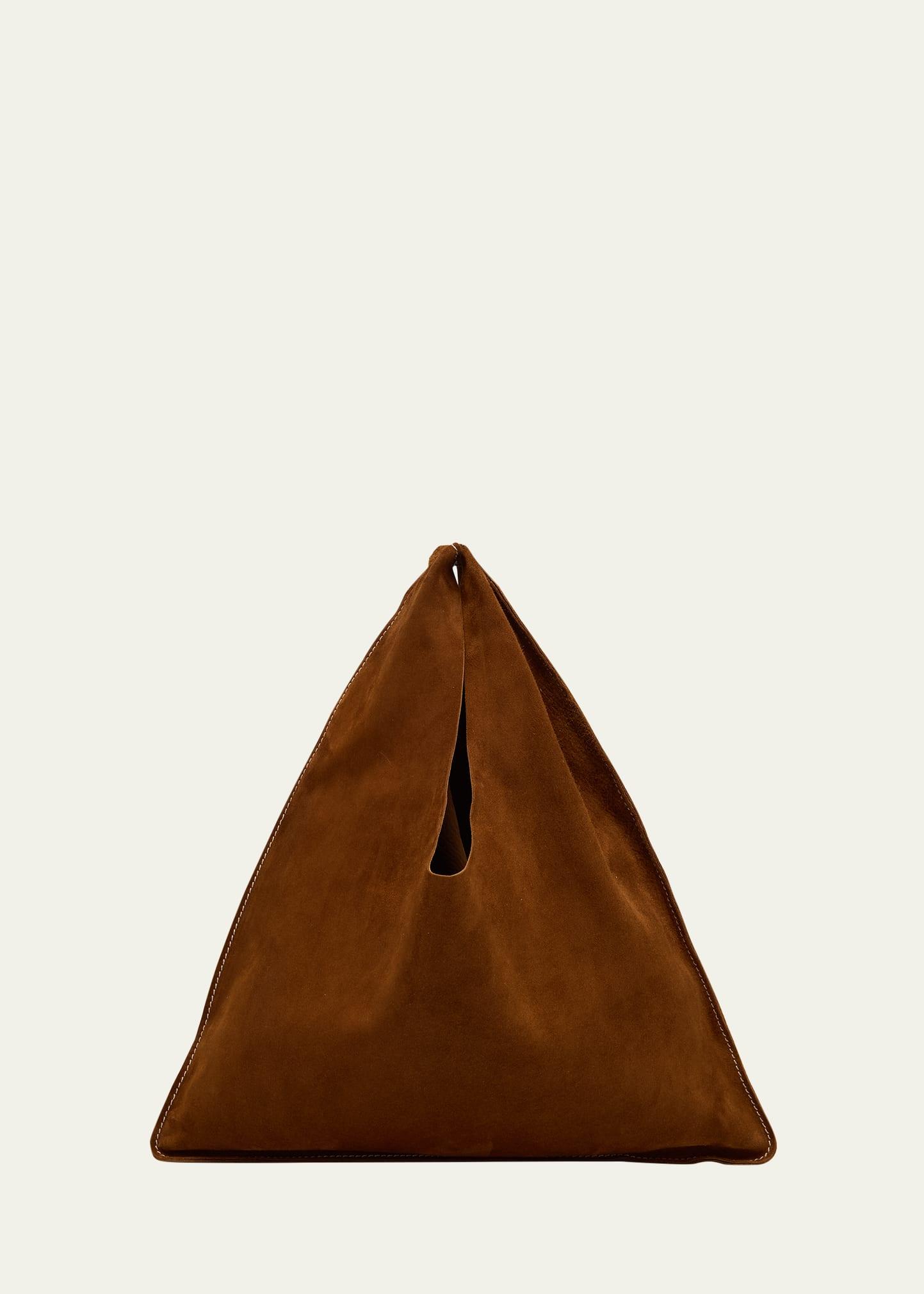bindle small shoulder bag in suede