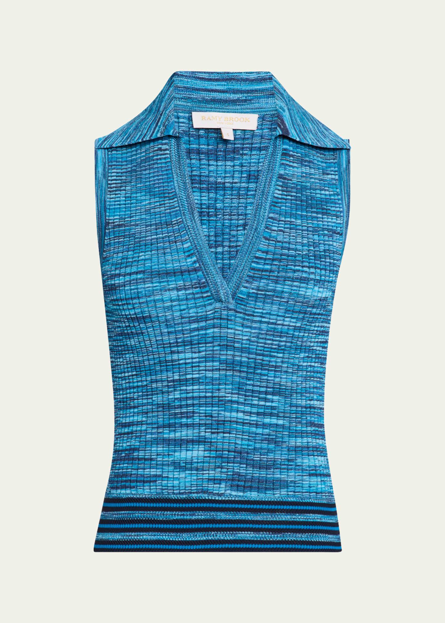 birdie rib-knit sleeveless top