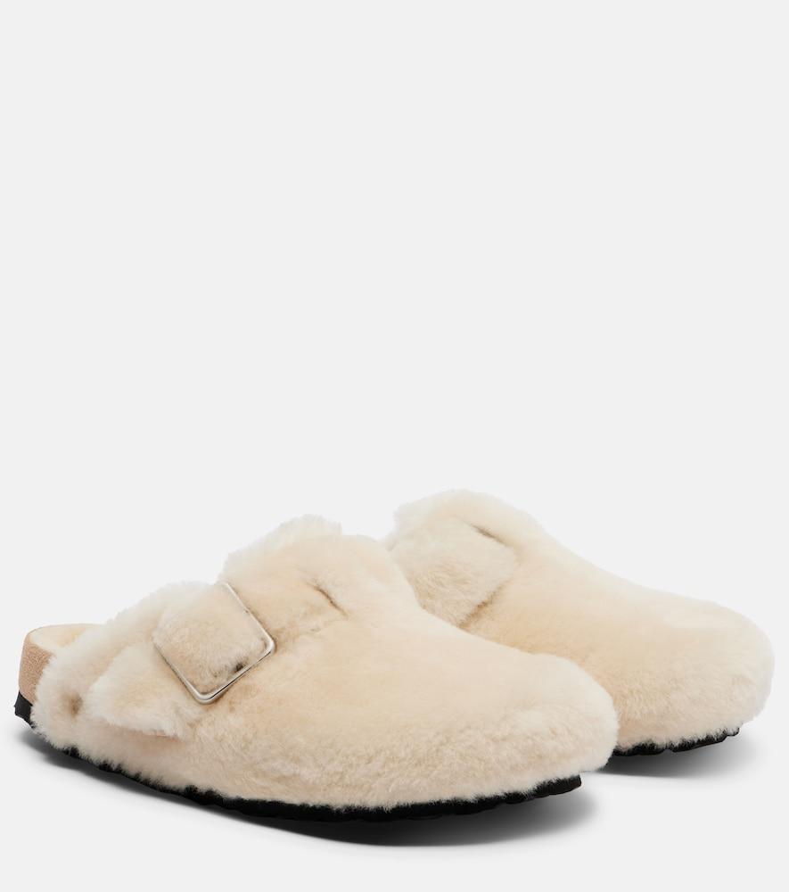 birkenstock 1774 boston shearling clogs