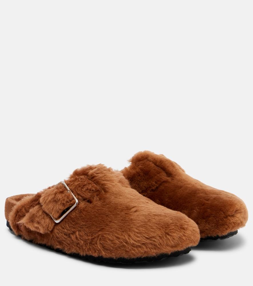 birkenstock 1774 boston shearling clogs