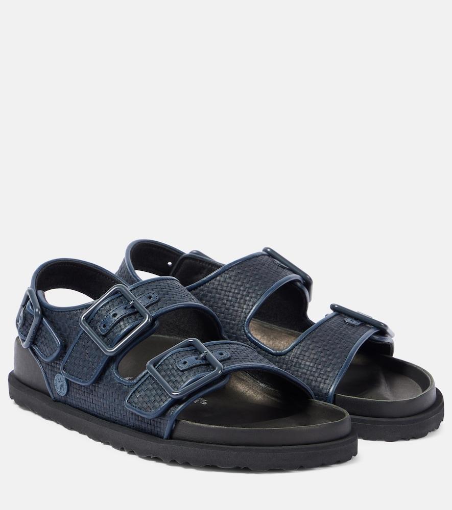 birkenstock 1774 milano luxe raffia sandals