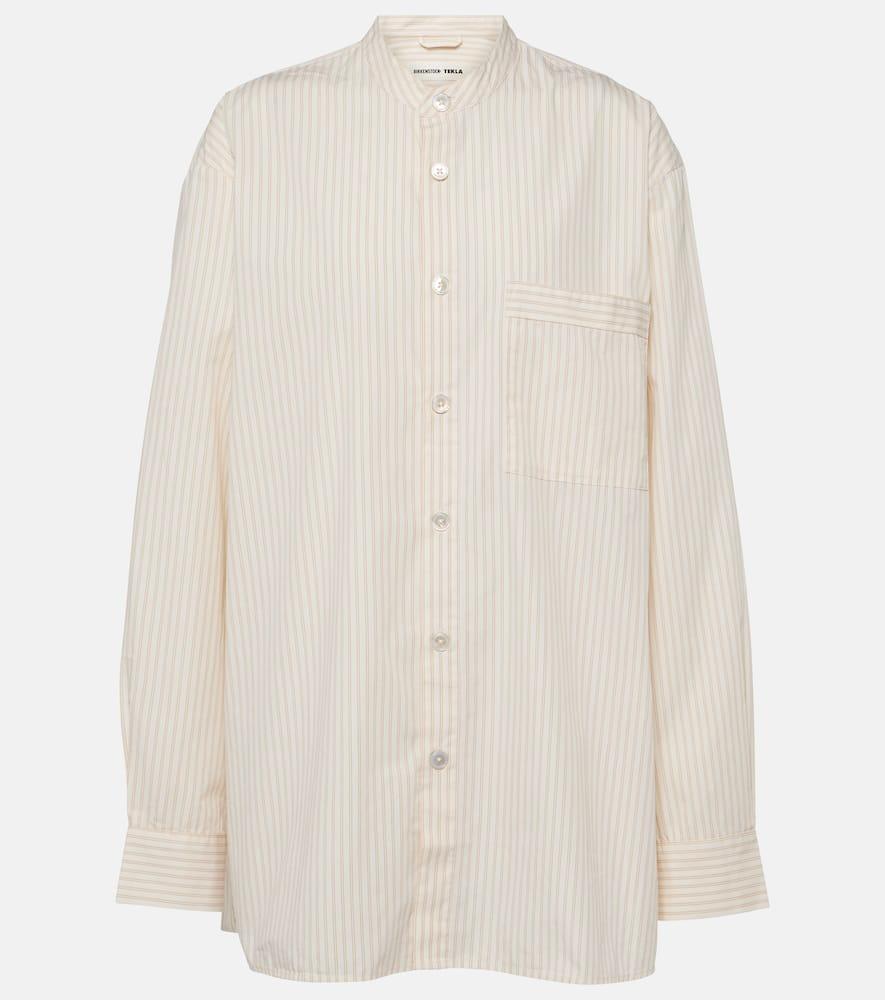 birkenstock 1774 x tekla striped cotton pajama shirt