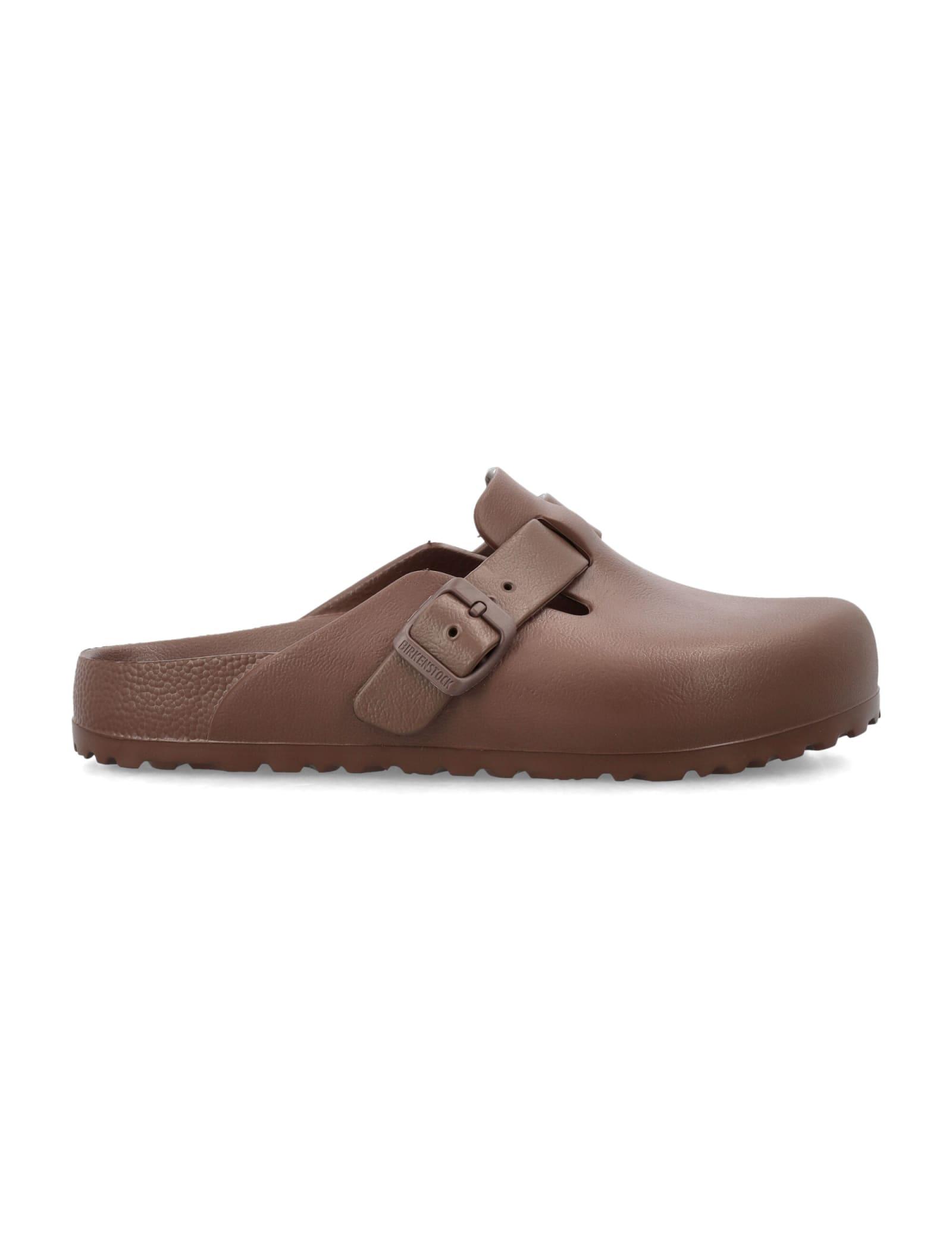 birkenstock boston eva brown sandals